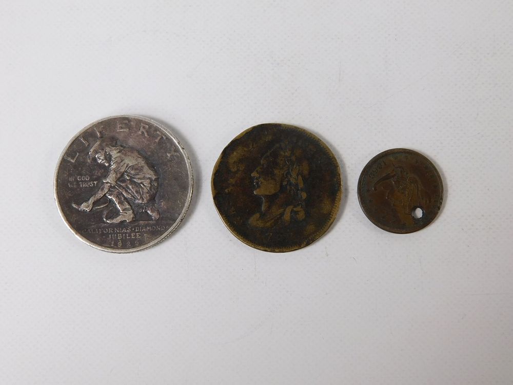 Lot 268: Grouping of Early US Coins