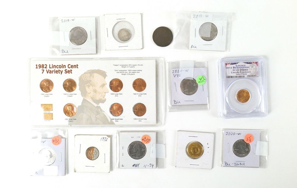 Lot 269: Grouping of US Coins