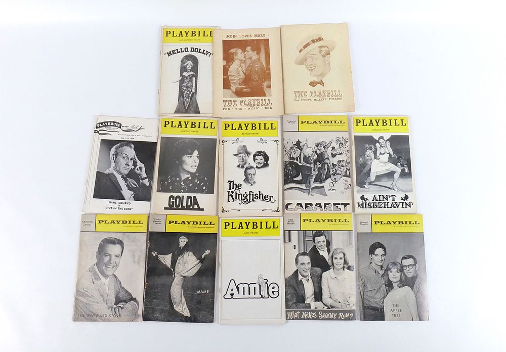 Lot 312: Lot of Vintage Playbill
