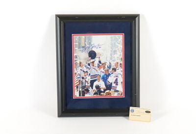 Mark Messier Signed Stanley Cup Parade Photo - Steiner Sports. Mark Messier New York Rangers 