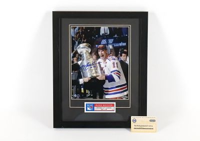 Mark Messier Signed Stanley Cup Celebration on Ice Photo - Steiner Sports. Mark Messier New York 