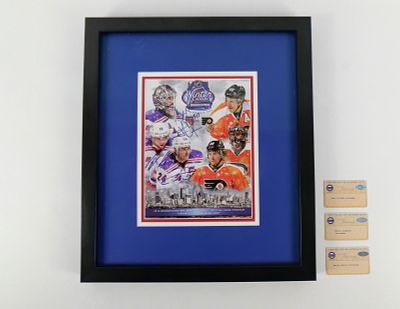 Triple Signed 2012 NHL Winter Classic Framed Program. Triple Signed 2012 NHL Winter Classic 
