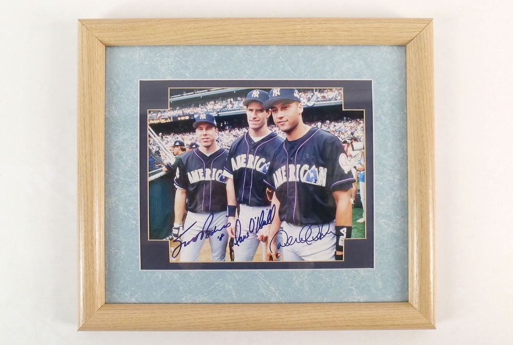 Lot 177: New York Yankees Triple Signed 8x10 All Star Photograph