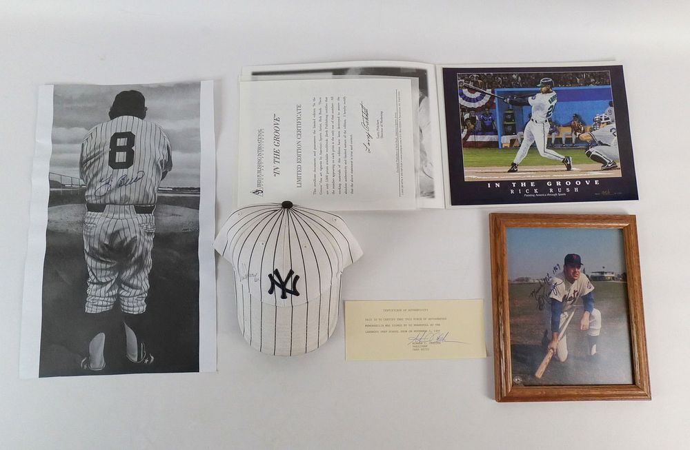 Lot 190: Lot of Baseball Collectibles - Mostly Autographs