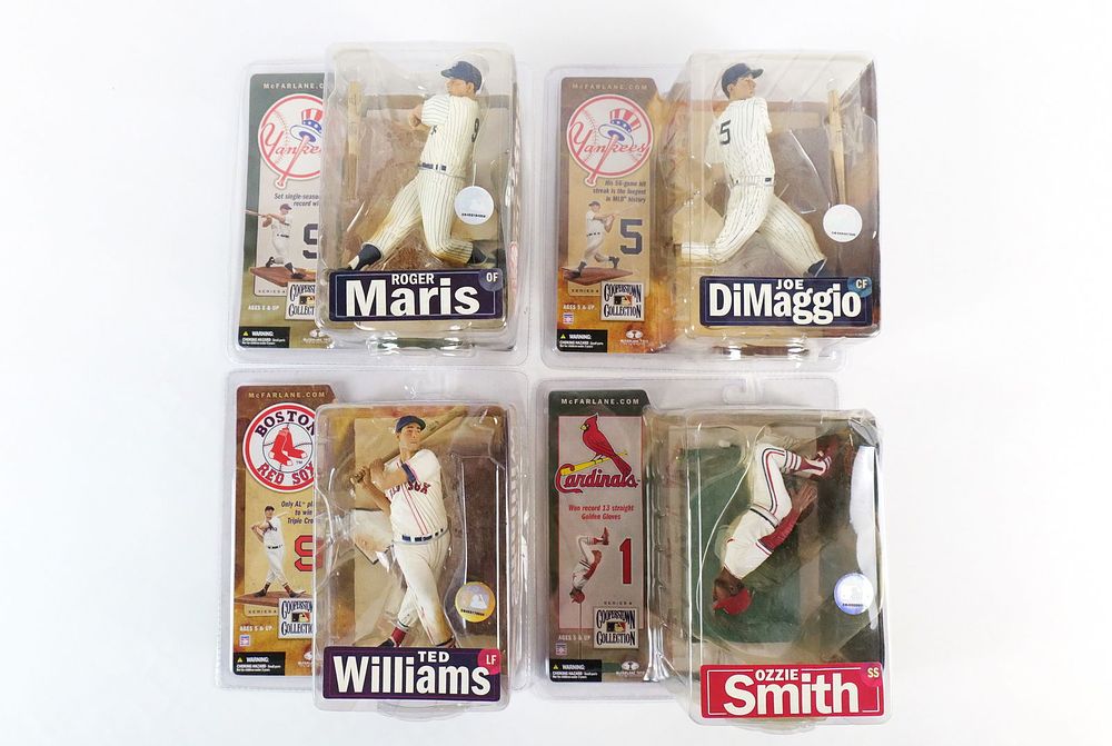 Lot 218: Lot of 4 McFarlane MLB Cooperstown Series 4 Action Figures