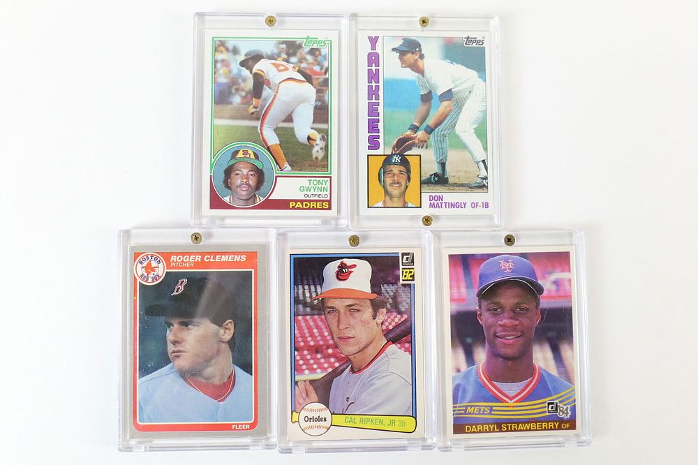 Lot 227: Lot of 5 MLB Rookie Cards