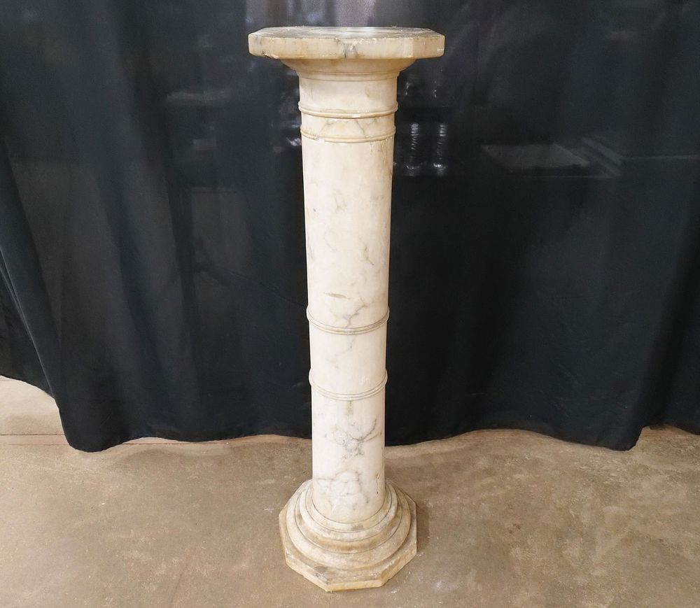 Lot 298: Alabaster Pedestal