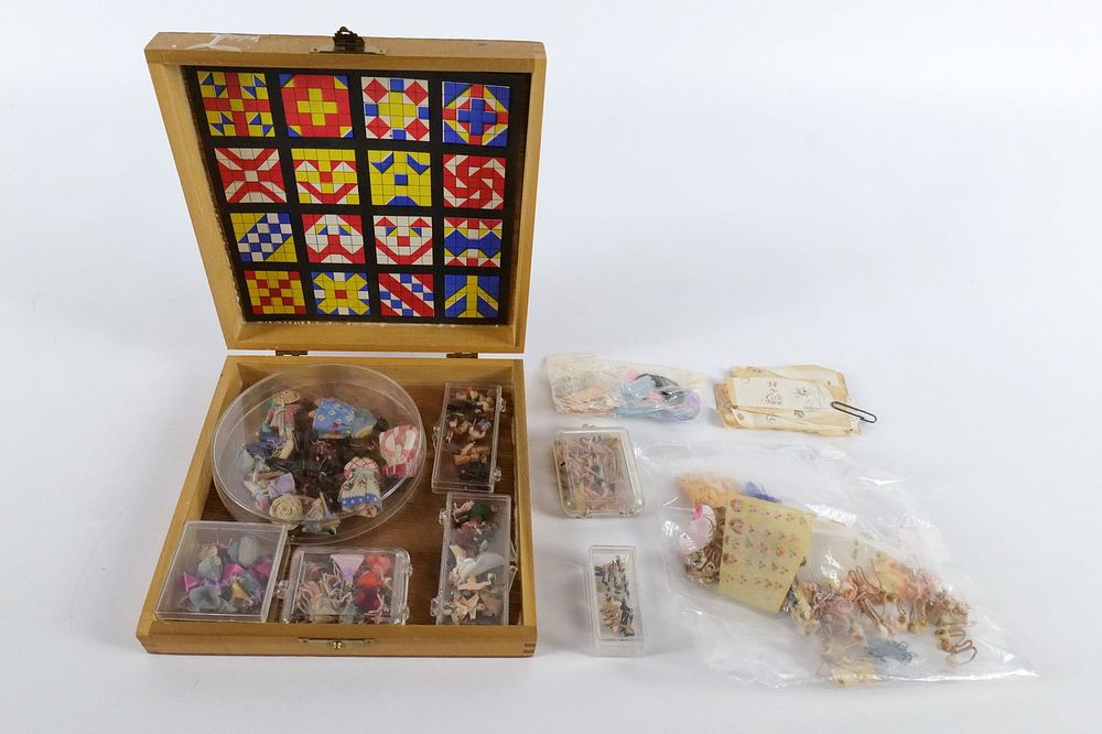 Lot 328: Lot of Miniature Dolls, Clothing, and Accessories
