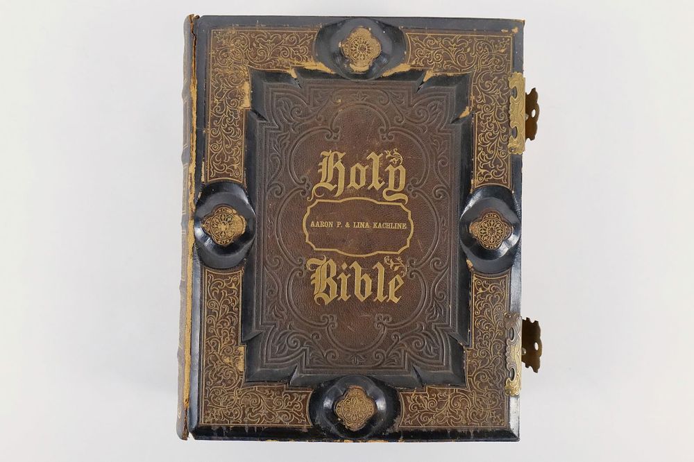 Lot 331: Antique Holy Bible