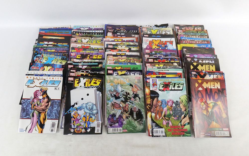 Lot 163: Lot of Mostly Exiles Comics