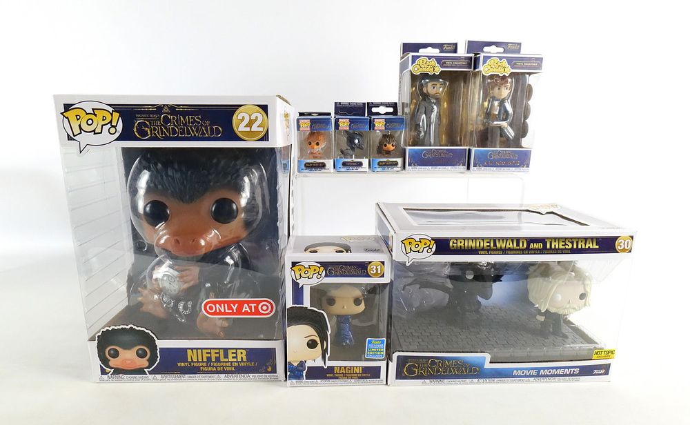 Lot 337: Lot of Funko Crimes of Grindelwald Collectibles