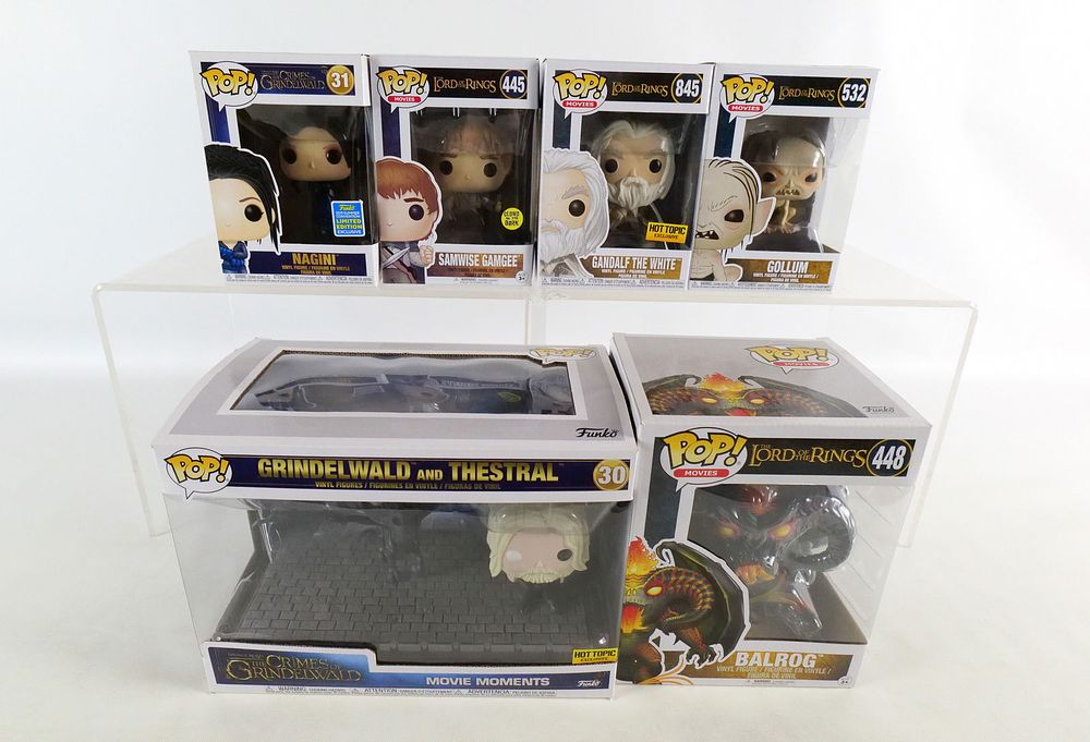 Lot 338: Lot of 6 Funko Movie Collectibles
