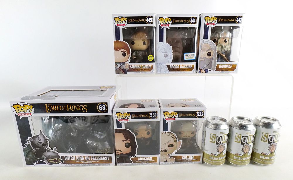 Lot 341: Lot of Funko Lord of the Rings Collectibles