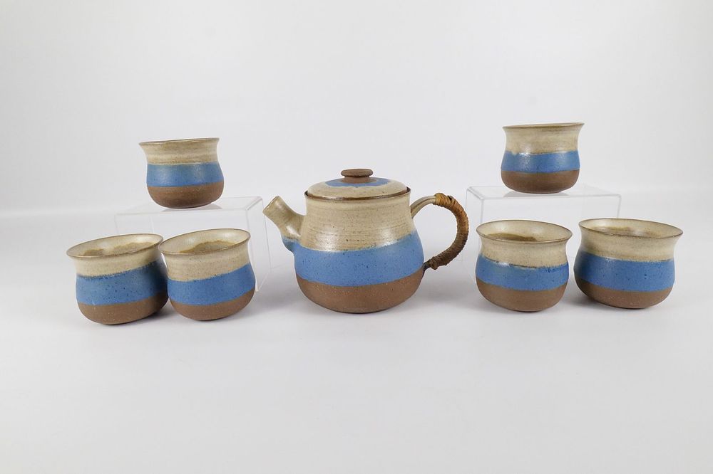 Lot 203: Pat Gaby Studio Art Pottery Tea Set