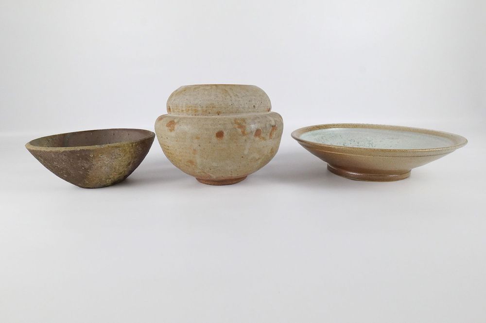 Lot 220: Lot of 3 Studio Art Pottery Pieces - One Signed