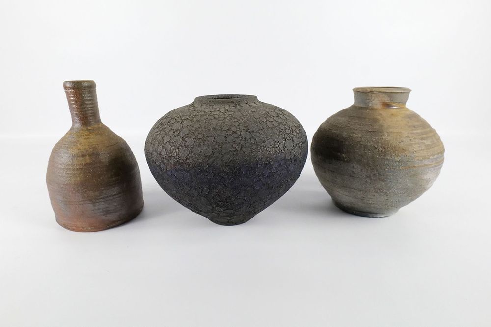 Lot 235: Lot of 3 Studio Art Pottery Pieces - Signed and Unsigned