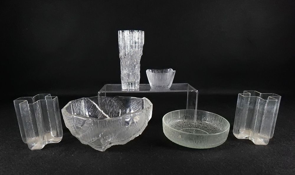 Lot 319: Lot of Mixed Crystal Ice Glass