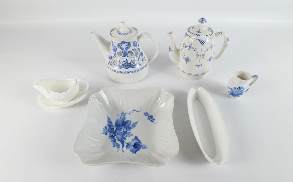 Lot 338: Lot of European and Danish Porcelain