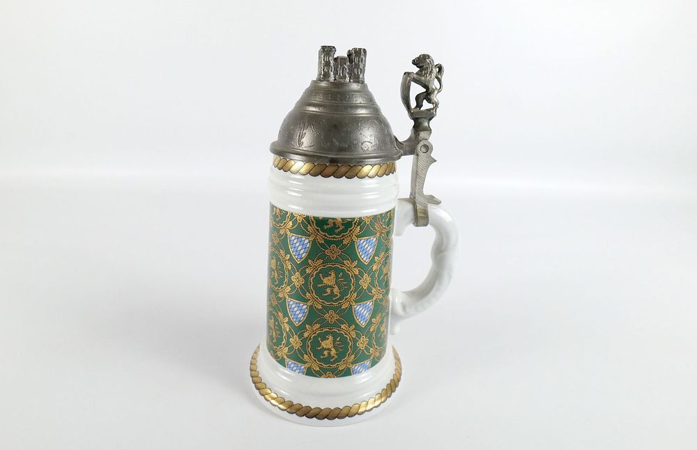 Lot 344: German Lithophane Beer Stein