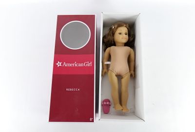 American Girl Rebecca Doll. Undressed. Comes with 1 Shoe. Comes with box. Box has some tears.
