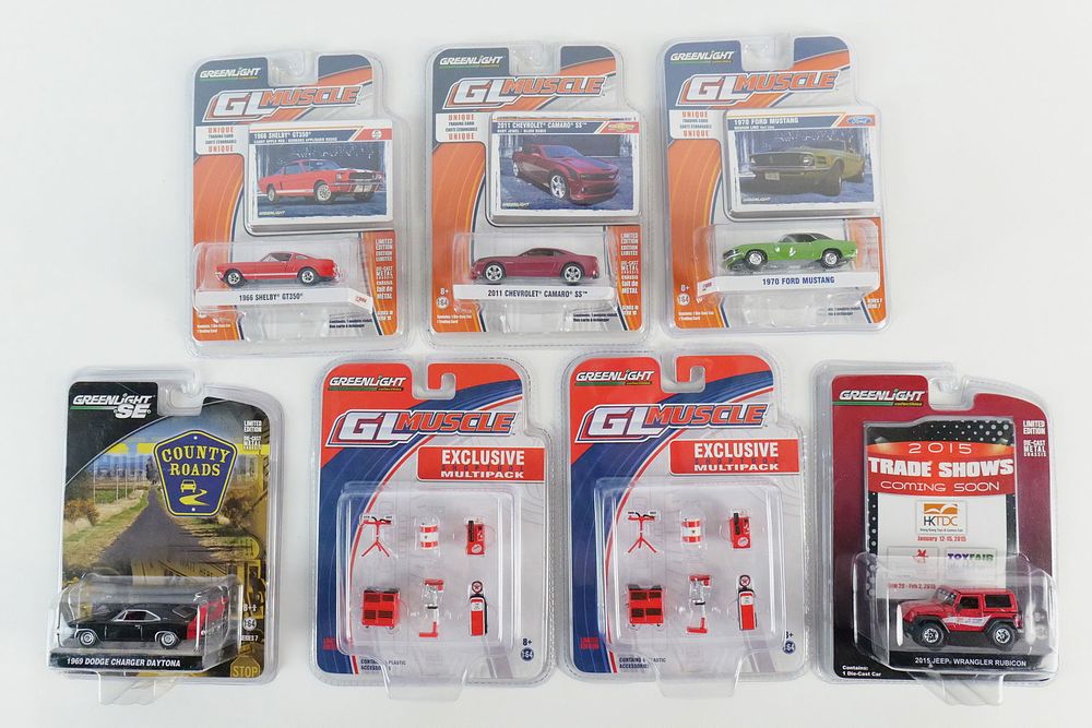 Lot 157: Lot of Greenlight Diecast Cars and Accessories