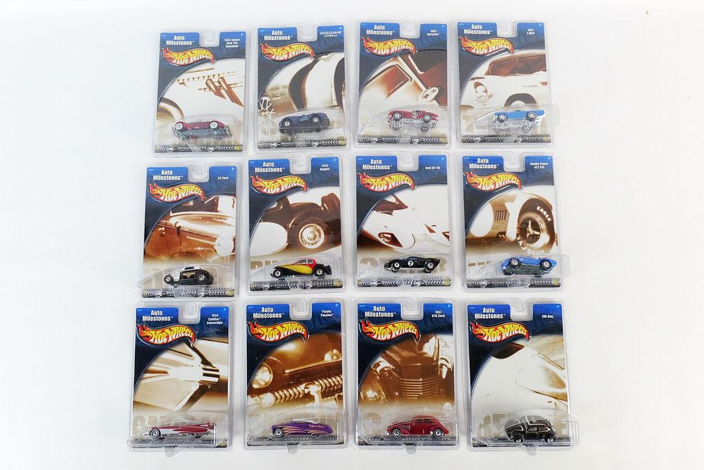 Lot 159: Lot of 10 Hot Wheels Auto Milestones Diecast Cars