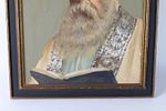 Oil on Canvas - Portrait of Rabbi. Oil on Canvas. Depicting Portrait of a Rabbi. Signed lower Image - 2