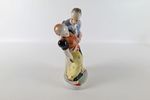 Herend Hungarian Folk Art Porcelain Figurine. Depicting Man Courting Woman. Excellent Image - 3