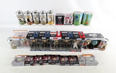 Lot of Funko Star Wars Collectibles. Including Sealed Soda: C-3PO, (3) Luke Skywalker, and (2)