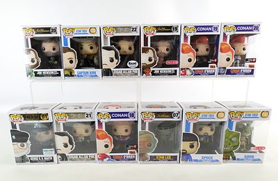 Lot of 12 Funko Pops. Lot of 12 Mixed Funko Pops. Including Star Trek: Captain Kirk #1136 -