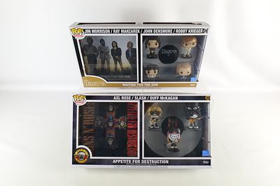 Lot of 2 Funko Pop Albums. Including Guns N Roses - Appetite for Destruction #23 and The Doors