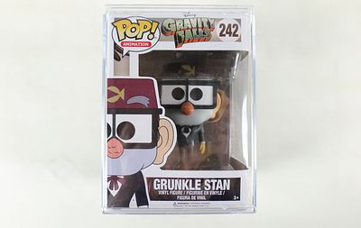 Funko Gravity Falls Grunkle Stan #242. All pops are in new condition and come in the original