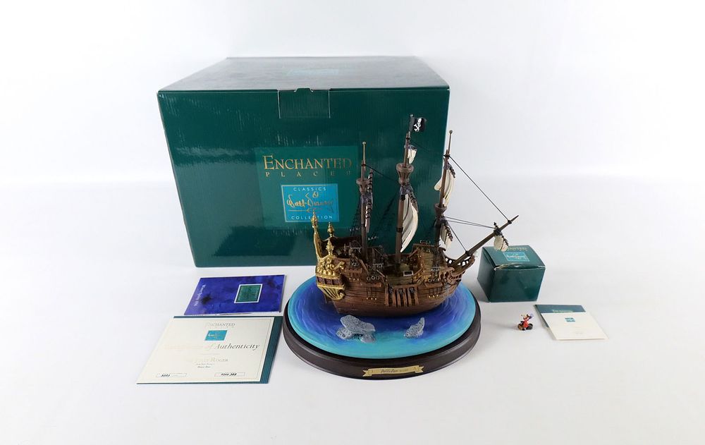 Lot 156: Lot of WDCC Enchanted Places Peter Pan Figures