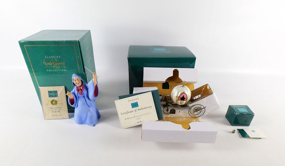 Lot 158: Lot of 3 WDCC Cinderella Figurines