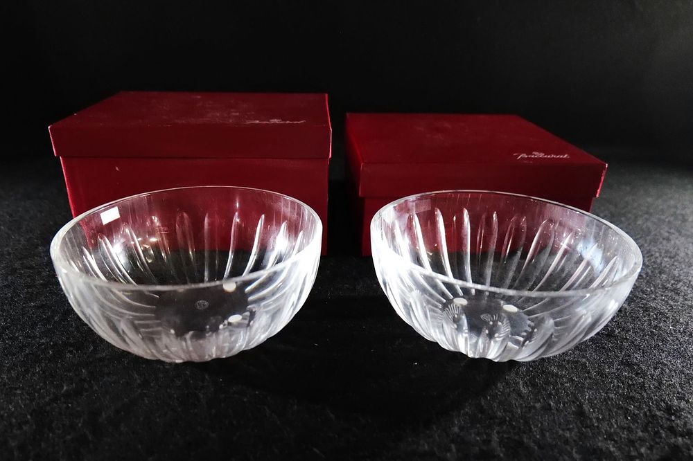 Lot 180: Pair of Baccarat Serving Bowls