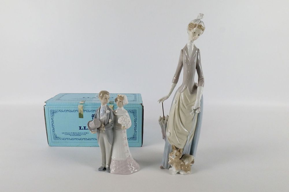 Lot 185: Lot of 2 Lladro Figurines