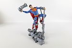 Lot of 2 DC Superman Statues. Including DC Man Vs. Machine Cold Cast Limited Edition Statue Image - 2