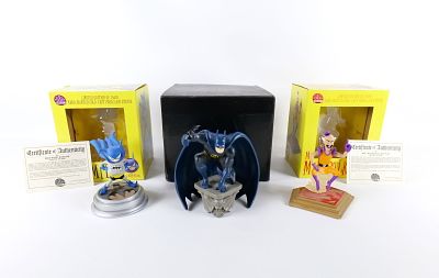 Lot of 3 DC Statues. Including DC Direct Bat-Mite Limited Edition Cold Cast Porcelain Statue 