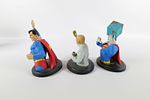Lot of 3 DC Direct Classic Mini Bust Statues. Including Bizarro #601/1300, Superman #793/2500 - Image - 2