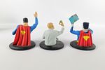 Lot of 3 DC Direct Classic Mini Bust Statues. Including Bizarro #601/1300, Superman #793/2500 - Image - 3