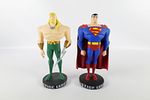 Lot of 2 DC Justice League Animated Series Maquettes. Lot of 2 DC Justice League Limited Edition Image - 1