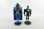 Lot of 2 DC Justice League Animated Series Maquettes. Lot of 2 DC Justice League Limited Edition Image - 1