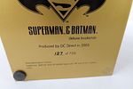 DC Direct Superman & Batman Cold Cast Bookend Set. DC Direct Superman & Batman Cold Cast Image - 9