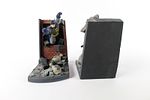 Lot of 2 DC Batman Bookend Sets. Including DC Comics Monogram Batman and Superman Polyresin Image - 7