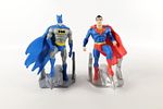 Lot of 2 DC Batman Bookend Sets. Including DC Comics Monogram Batman and Superman Polyresin Image - 12