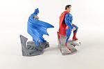 Lot of 2 DC Batman Bookend Sets. Including DC Comics Monogram Batman and Superman Polyresin Image - 15