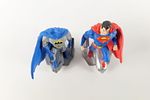 Lot of 2 DC Batman Bookend Sets. Including DC Comics Monogram Batman and Superman Polyresin Image - 16
