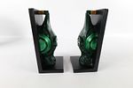 Lot of 2 Green Lantern Sculpted Resin Bookends. Both come with original boxes. Largest set Image - 4