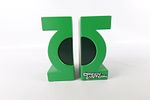 Lot of 2 Green Lantern Sculpted Resin Bookends. Both come with original boxes. Largest set Image - 9