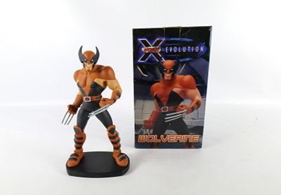 Marvel Hard Hero X-Men Evolution Wolverine Maquette. Cold Cast Porcelain. Limited Edition 